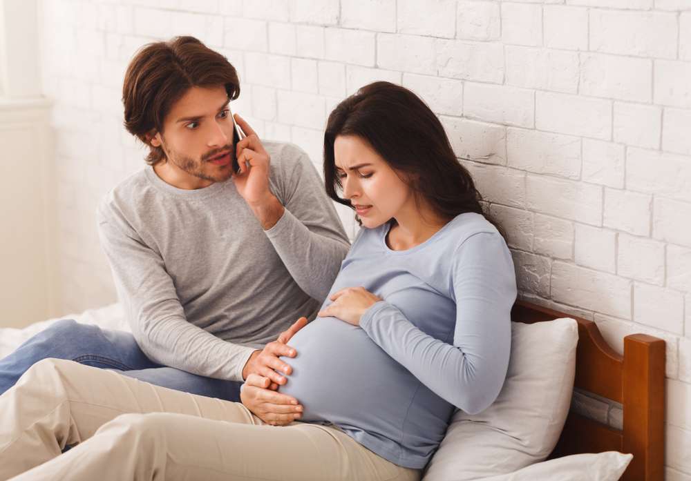 Husband and wife during preterm situation
