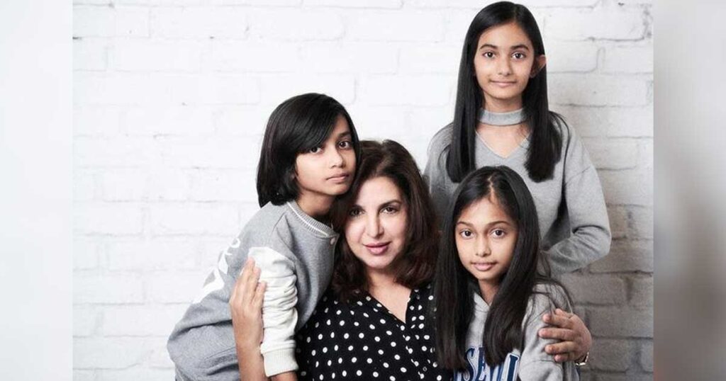 farah khan with her kids